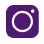 Instagram logo in white on a purple rounded square background.